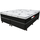 Cama Box Queen Sport Springs – Pelmex - Preto / Branco