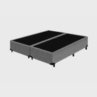 Cama Box Queen Suede(1.58x1.98) Cinzachumbo