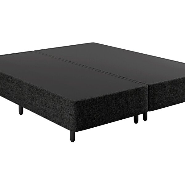 Cama Box Queen Suede(1.58x1.98) Preto