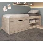 Cama Box Sapateira Tien Amarula Com Colchão