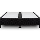 Cama Box Simples Castor King Poli Preto 180x200x27cm