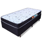 Cama Box Solteirão + Colchão 97x203x48cm Espuma D33 Selada Bf