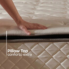 Cama Box Solteirão Colchão Molas Ensacadas com Pillow Top Ext