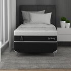 Cama Box Solteirão Sofisticato 1,08x1,98x0,65 Montreal Cinza