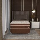 Cama Box Solteirão Taurus 108x198x67 Montreal Marrom