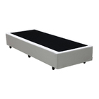 Cama Box Solteiro 78 Branco Sintetico - Santo Box