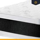 Cama Box Solteiro + Cabeceira Iris Colchão De Espuma D45 Cast