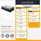 Cama Box Solteiro + Colchão D33 Ortobom Iso 100 78cm