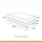 Cama Box Solteiro + Colchão D33 Ortobom Iso 100 78cm