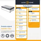 Cama Box Solteiro + Colchão D33 Ortobom Iso 100 78cm