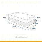 Cama Box Solteiro + Colchão D33 Ortobom Iso 100 88cm