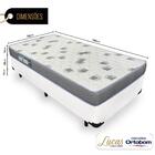Cama Box Solteiro + Colchão De Espuma D33 - Ortobom - Light 7