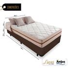 Cama Box Solteiro + Colchão De Molas Ensacadas - Anjos - Clas
