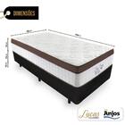 Cama Box Solteiro + Colchão Massageador C/ Infravermelho - An