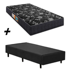 Cama Box Solteiro + Colchão Portobel Verona D28 60x88x188