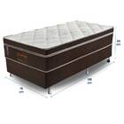 Cama Box Solteiro (box + Colchão) 78x188x69 Prorelax Mediterr