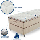 Cama Box Solteiro (box + Colchão) 88x188x65 Bali Prorelax Mol