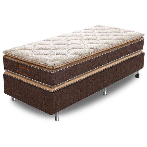 Cama Box Solteiro (box + Colchão) 88x188x65 Bali Prorelax Mol