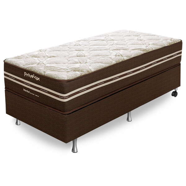 Cama Box Solteiro (box + Colchão) 88x188x67 Istambul Prorelax
