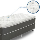 Cama Box Solteiro (box + Colchão) 88x188x67 Safira Prorelax M