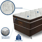 Cama Box Solteiro (box + Colchão) 88x188x73 Prorelax Mediterr