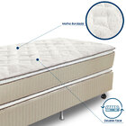 Cama Box Solteiro (box + Colchão) 88x188x75 Ouro Prorelax Mol