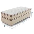 Cama Box Solteiro (box + Colchão) 96x203x65 Bali Prorelax Mol