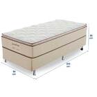 Cama Box Solteiro (box + Colchão) 96x203x65 Bali Prorelax Mol