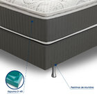 Cama Box Solteiro (box + Colchão) 96x203x71 Safira Prorelax M