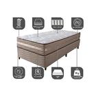 Cama Box Solteiro (colchão + Box) 88x188x60 De Molas Ensacada