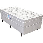 Cama Box Solteiro Aspen - Anjos - Cinza