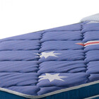 Cama Box Solteiro Azul + Colchão Molas Superlastic Austin 88x