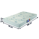 Cama Box Solteiro Baú Colchão De Espuma D20 Supreme Branco 78