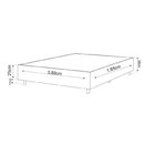 Cama Box Solteiro Benim Com Molas Ensacadas 88cmx188cmx63cm P