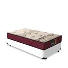 Cama Box Solteiro Branca + Colchão De Espuma D28 - Gazin - Co
