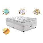 Cama Box Solteiro Colchão + Box 88x188 Molas Ensacadas Cama I