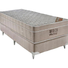 Cama Box Solteiro Colchão Airtech Springpocket (88x188x61)