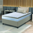 Cama Box Solteiro Colchão Com Molas Ensacadas 88x188x60cm Dun