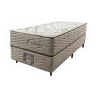 Cama Box Solteiro Colchão Euro + Box 88x188x71 Molas Ensacada