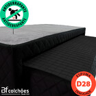 Cama Box Solteiro Colchão Molas Ensacadas Bicama Auxiliar De