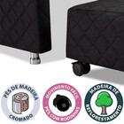 Cama Box Solteiro Colchão Molas Ensacadas Bicama Auxiliar De