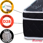 Cama Box Solteiro Colchão Molas Ensacadas Com Pillow Bicama A