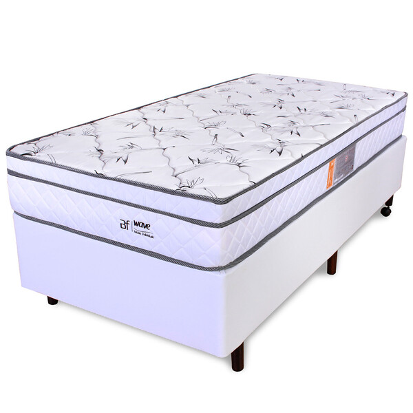 Cama Box Solteiro Colchão Molas Ensacadas Com Pillow E Box Co