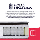 Cama Box Solteiro Colchão Molas Ensacadas Com Pillow Top Extr