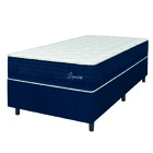 Cama Box Solteiro Colchão Molas Ensacadas Lamore 88x188x70cm