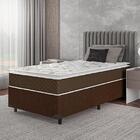 Cama Box Solteiro Colchão Molas Ensacadas Pillow Top Martino