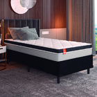 Cama Box Solteiro Colchão Molas Ensacadas Real 88x188x65cm Pr