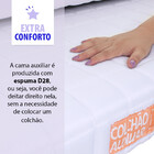Cama Box Solteiro Com Cama Auxiliar + Colchão De Espuma Selad