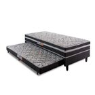 Cama Box Solteiro Com Cama Auxiliar Aspen 88x188x41cm Cinza/p