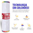 Cama Box Solteiro Com Colchão A Vácuo Ortopédico Espuma Certi